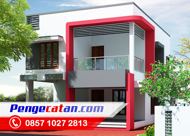 Contoh Warna Cat Dinding Luar Rumah Minimalis