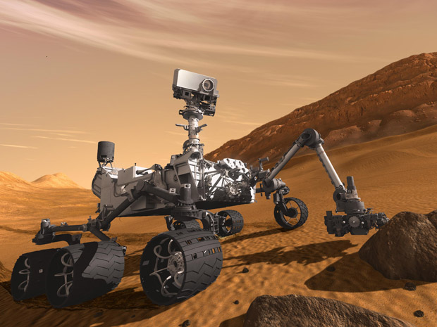 Curiosity analisando compostos em Marte