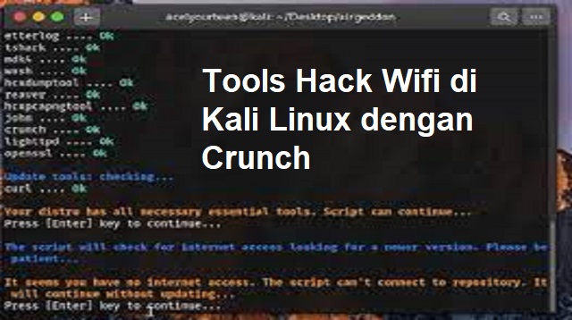 Tools Hack Wifi di Kali Linux
