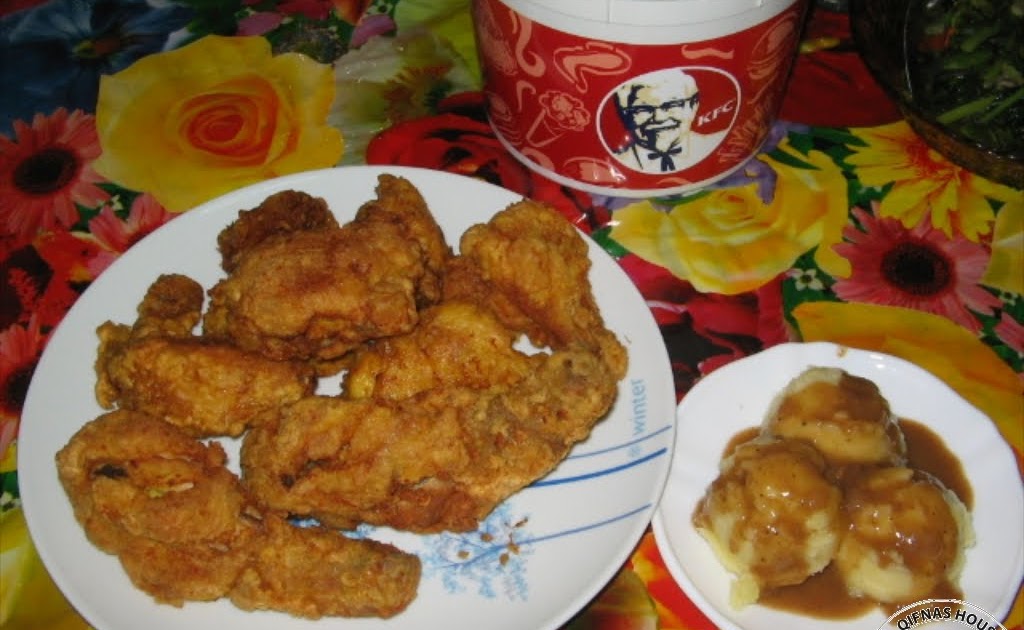 Ayam Goreng Ala KFC dan Mashed Potato  CERITA ORANG MERSING