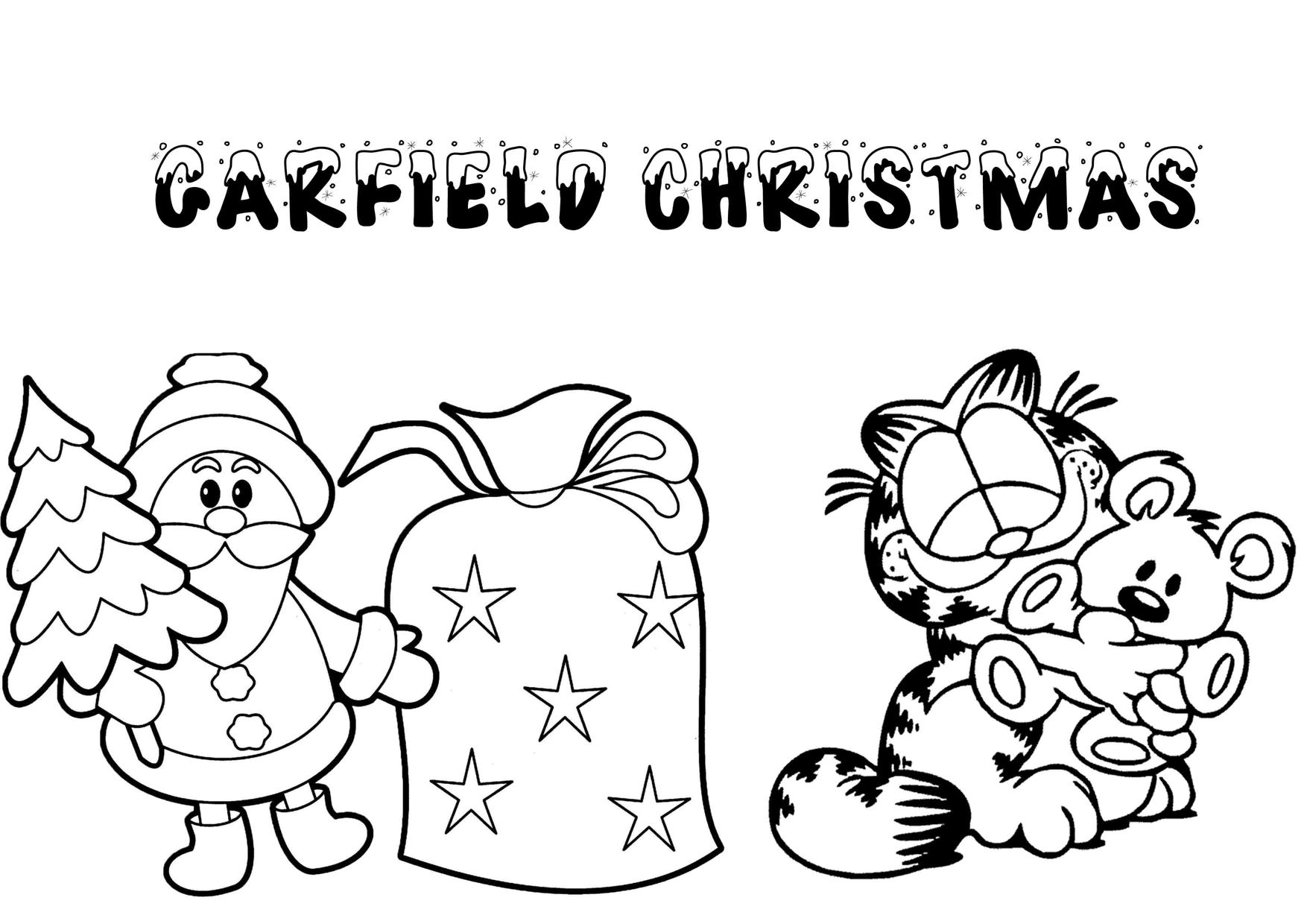 Xmas Coloring Pages Printable Print
