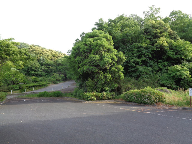 南部町カントリーパークの駐車場