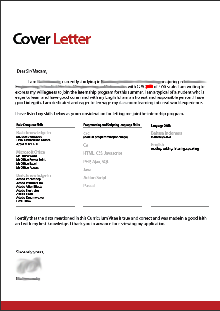 Application letter yang baik - South Florida Painless 