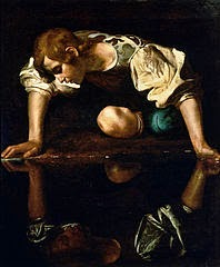 Narcissus-Caravaggio (1594-96)