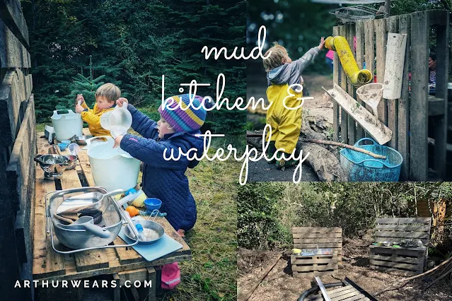 how to make a DIY mud kitchen from palettes