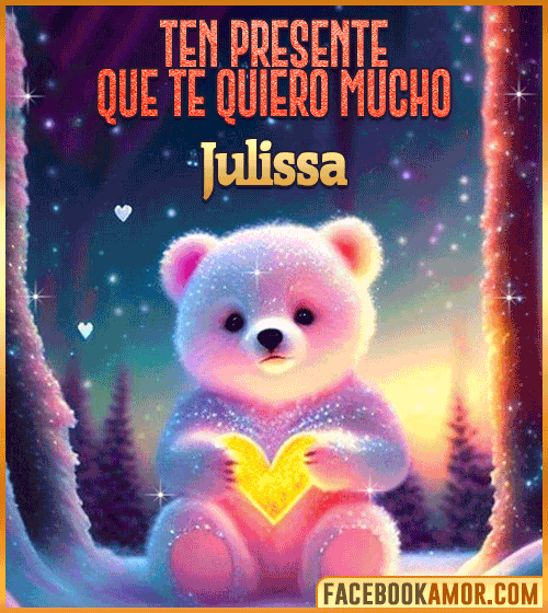 Gif animado te quiero julissa