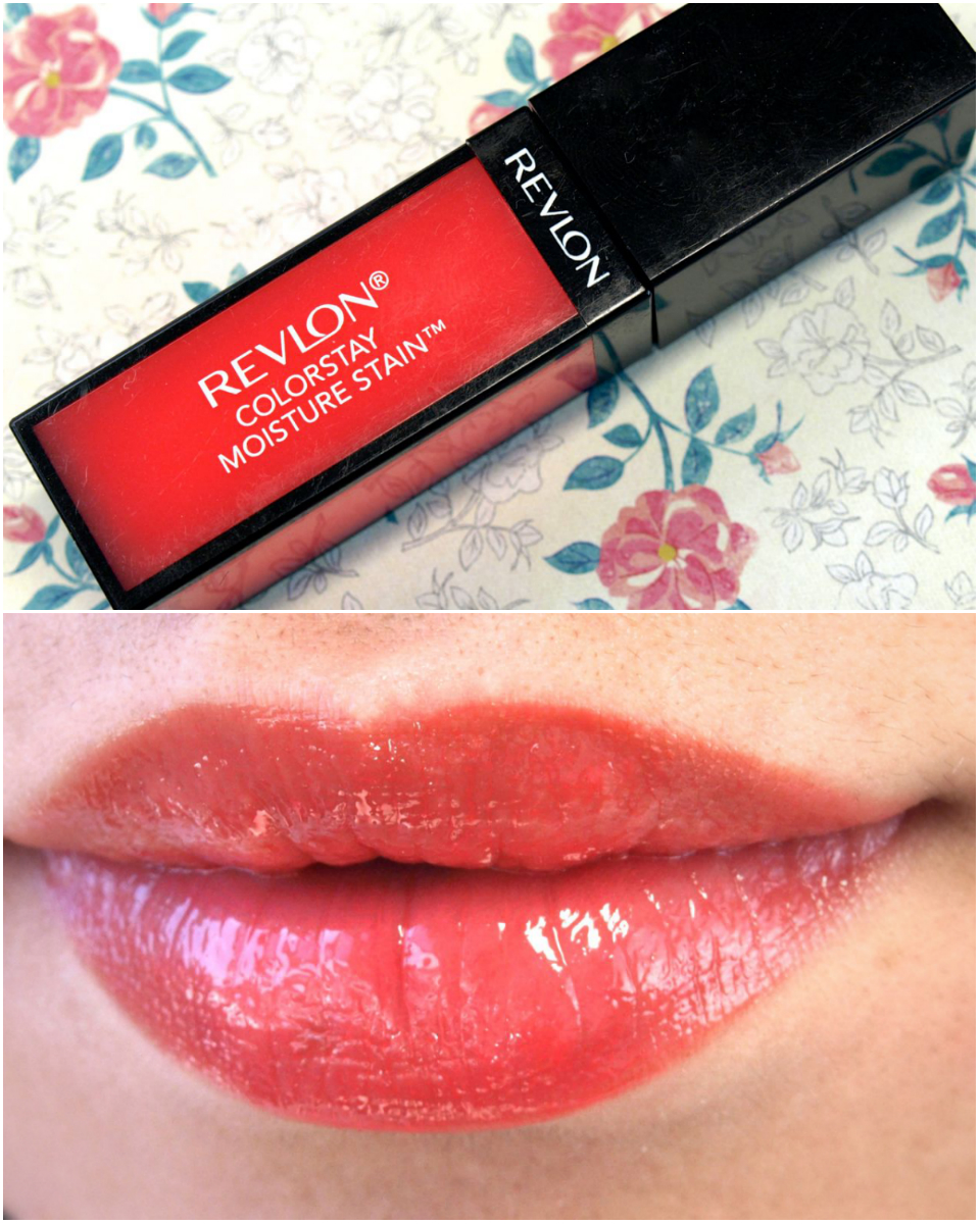 Revlon ColorStay Moisture Stain Review and Swatches Cannes Crush