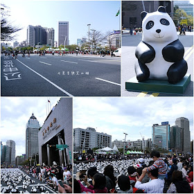 1 紙貓熊 1600貓熊之旅-台北 0224 台北市政府廣場展覽