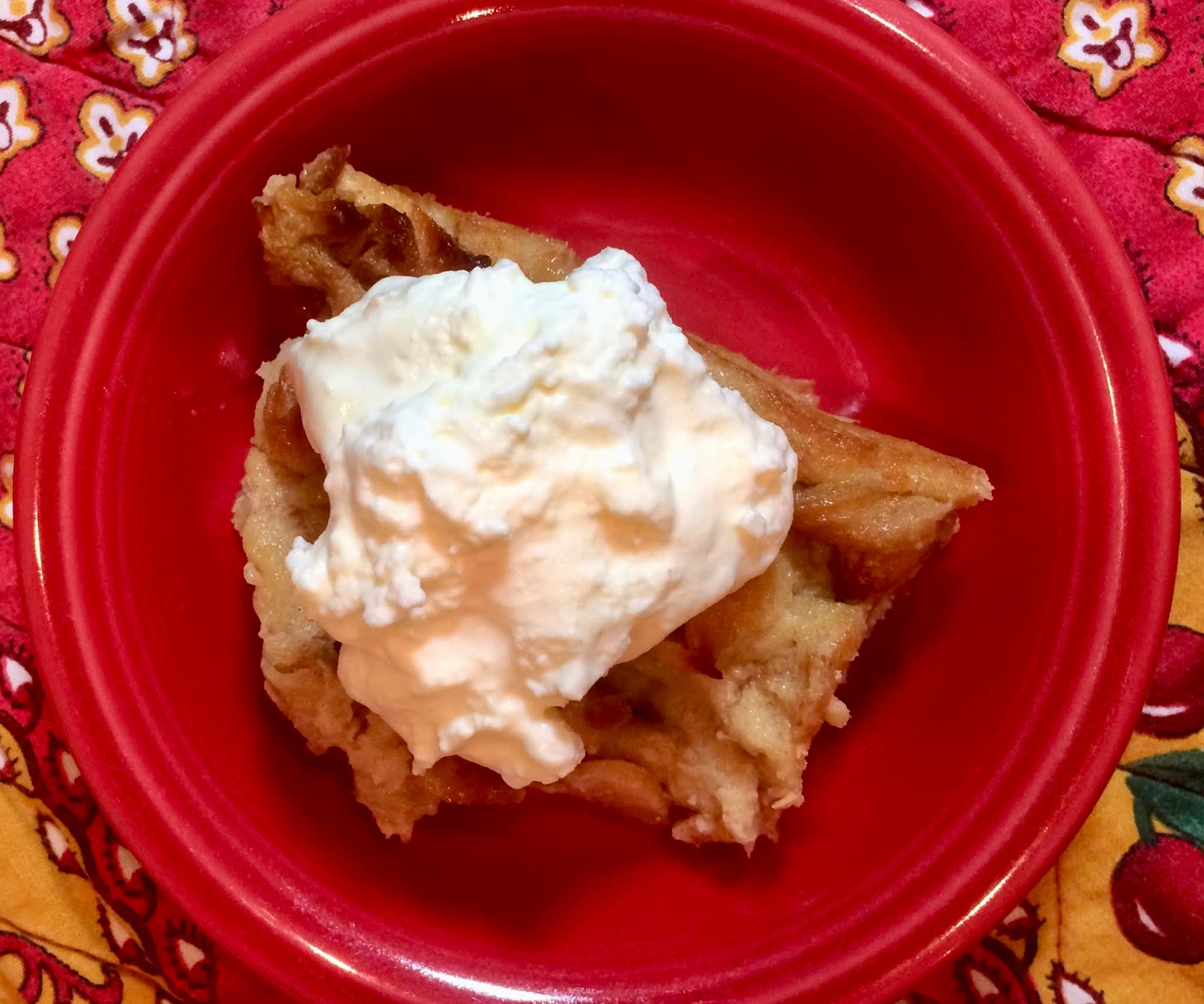Mystery Lovers Kitchen Apple Bread Pudding