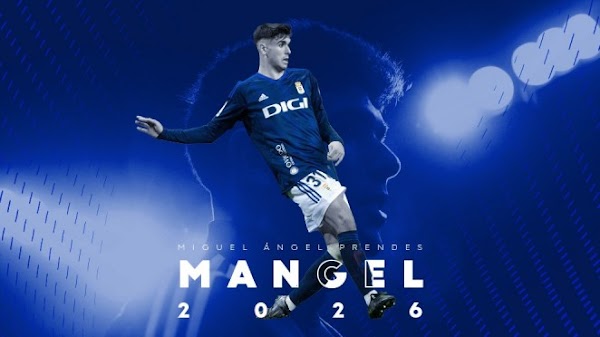 Oficial: Oviedo, renueva Mangel hasta 2026