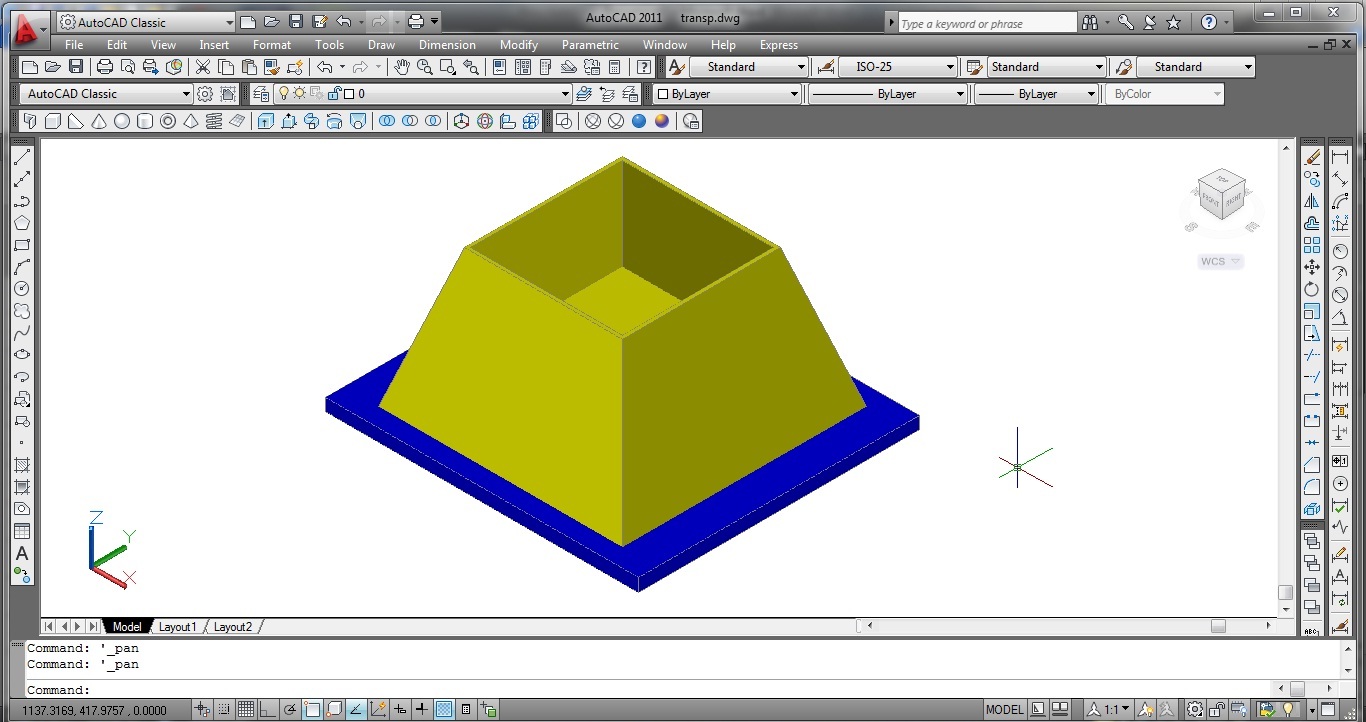 Inilah Blog Saya MEMBUAT MATERIAL TRANSPARAN DENGAN AUTOCAD