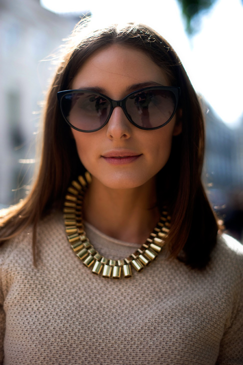 olivia palermo short haircut. Day: Olivia Palermo at LFW