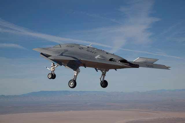 Northrop Grumman X-47B Combat UAV Inflight