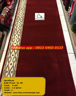 Harga Karpet Masjid Meteran di Solo Terbaru - Hub: 081369030127 (WhatsApp/SMS/Telepon)