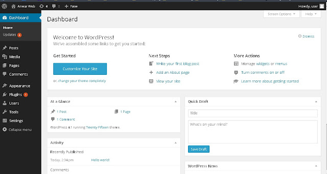 Panduan Instalasi CMS Wordpress Pada Localhost