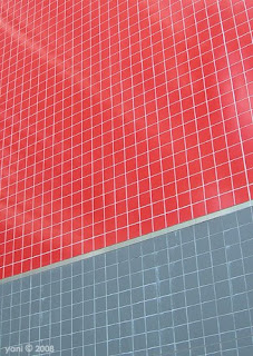 red and grey tiles