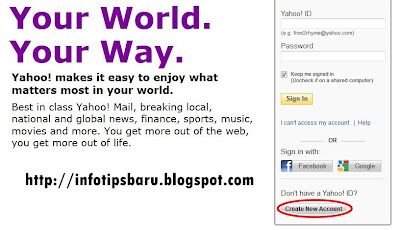 Cara Membuat Email Yahoo