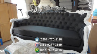 Kursi Sofa Ukir Hitam