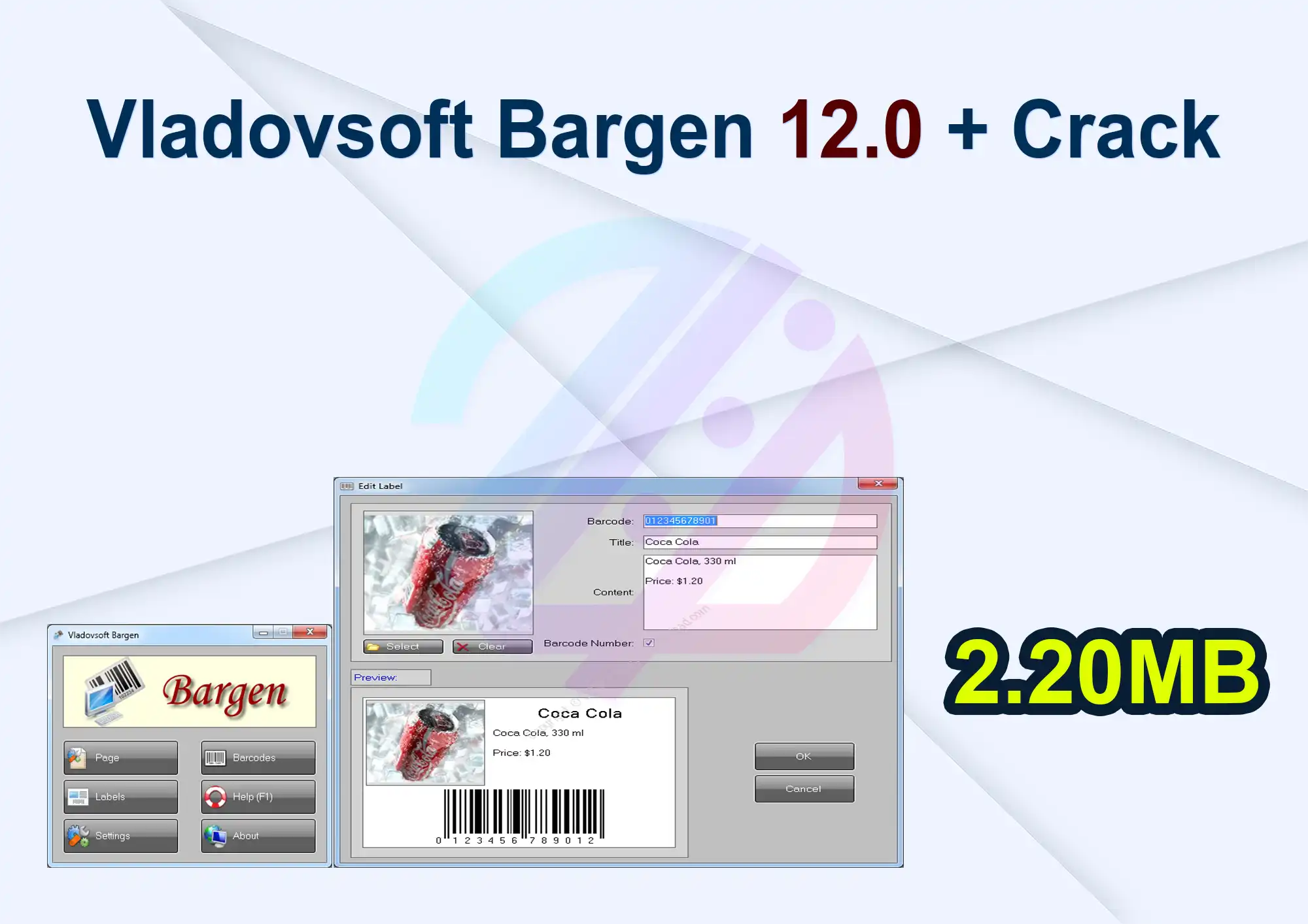 Vladovsoft Bargen 12.0 + Crack