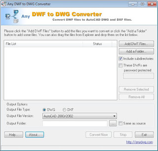 Any DWF to DWG Converter 2018.0 Full Version