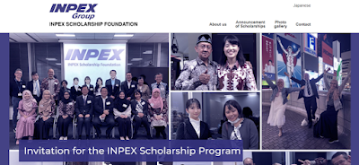 INPEX Scholarship, INPEX, Inpex Foundation, Beasiswa Jepang