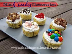 Mini Candy Cheesecakes
