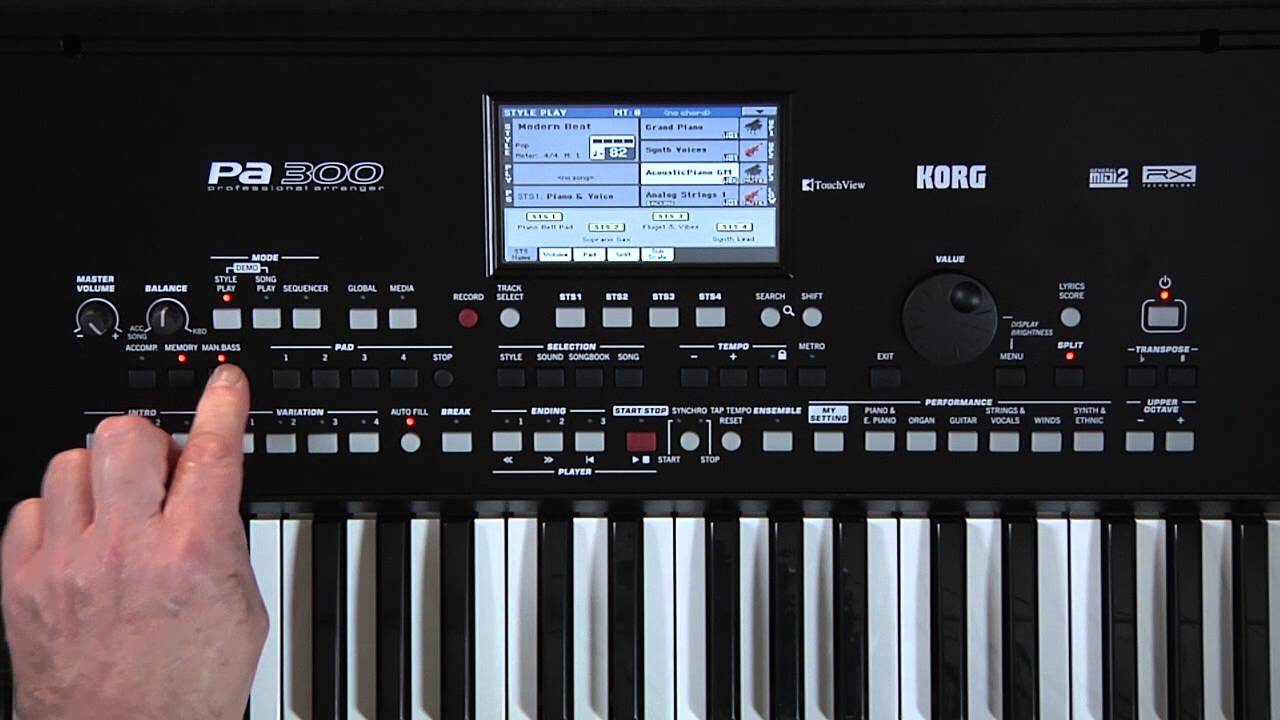 korg pa50 greek styles