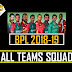 Teams & Squads for Bangladesh Premier League Season 6 in 2019