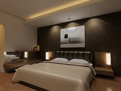 Master - Nuance brown For Interior Design bedrooms. Bed