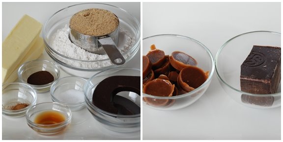 Ingredients for Caramel Crunch Bars