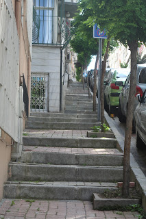 Hill of steps.