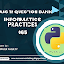 class 12 informatics practices (065) question bank for board exam