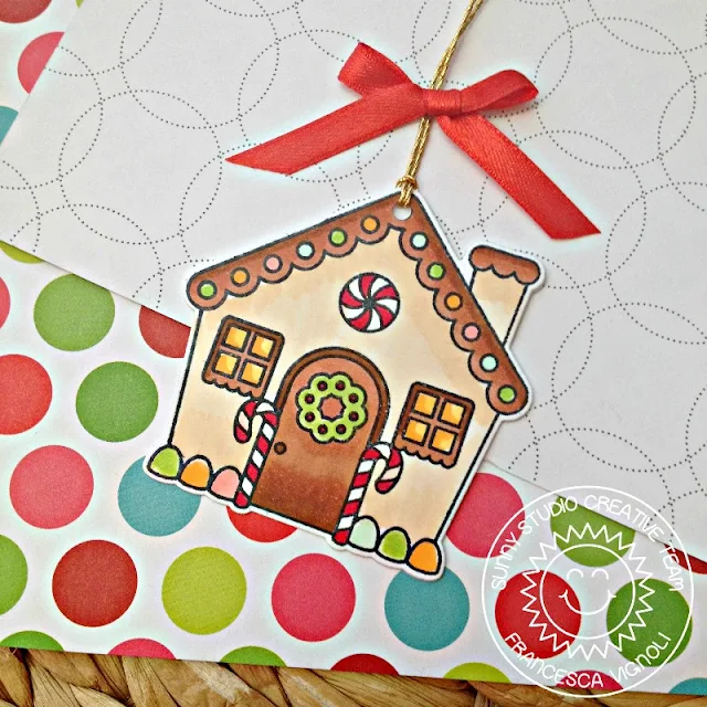 Sunny Studio Stamps: Jolly Gingerbread Christmas Gift Tags by Franci Vignoli