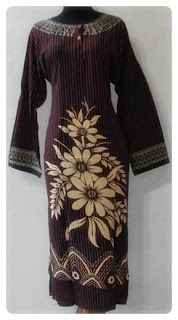 model baju gamis batik