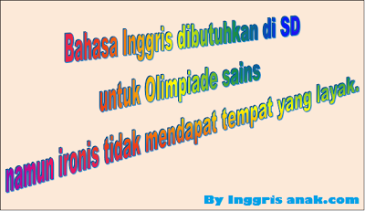 Bahasa Inggris SD di Kecamatan Tulis