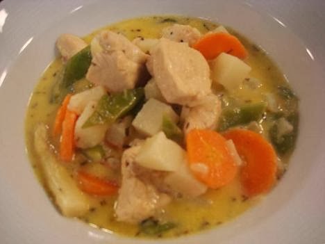 Pollo con verduras