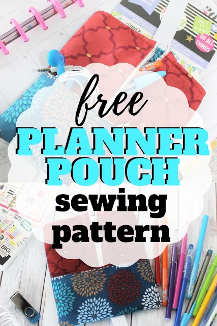 Sew up your own planner pouch to keep all those stickers, pens and sticky notes organized.