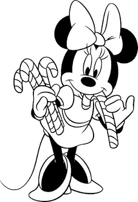 Desenhos da Minnie para Colorir e Imprimir