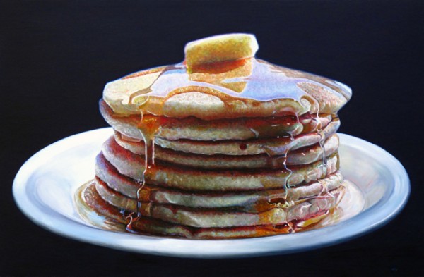 hyper realistic of food paintings