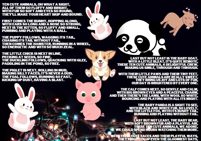 english rhymes, nursery rhymes, rhymes for kids, Furry Cuty Friends: A Nursery Rhyme, Rhymes For Kids,Popular English Rhymes, Nursery Rhymes