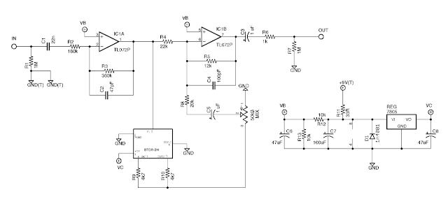 Rub A Dub Reverb schematic