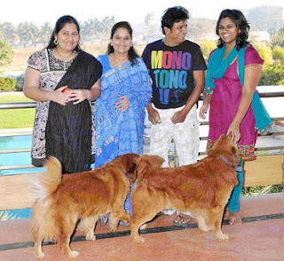 Shivrajkumar ,Geeta,Niveditha  and Nirupama