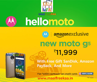 Moto G5 Plus Mobile With Great Free OFFER