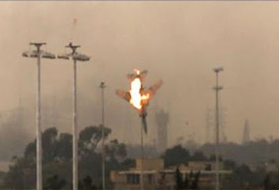 Avión frances derribado en libia