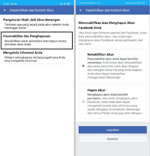 Cara Hapus atau Nonaktifkan Facebook dengan FB Lite