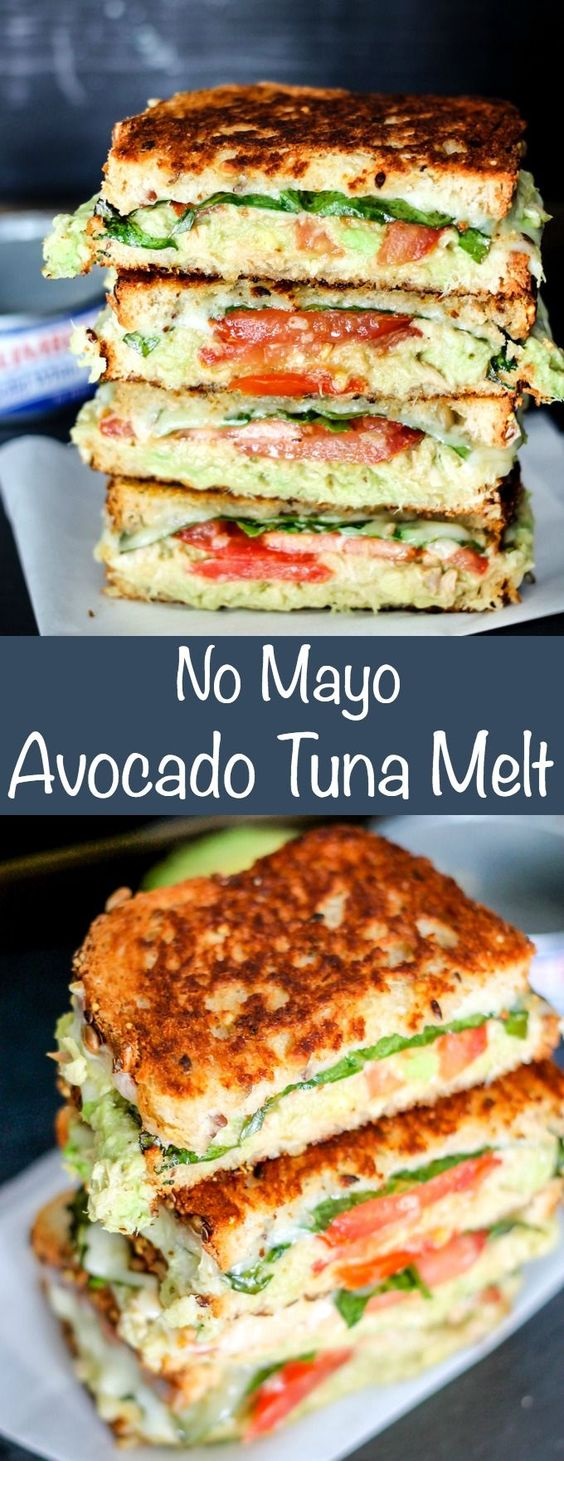 No May Avocado Tuna Melt