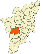 Dindigul District Tamilnadu Map