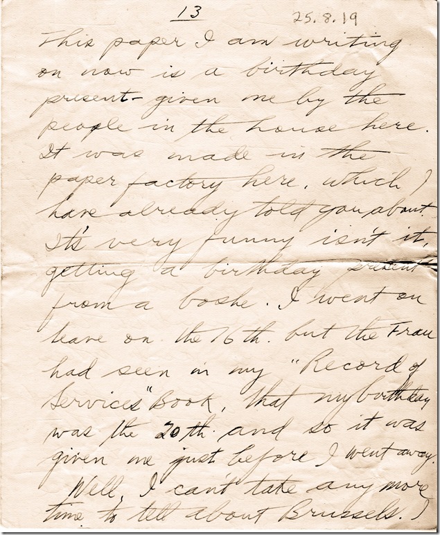 25 August 1919 13