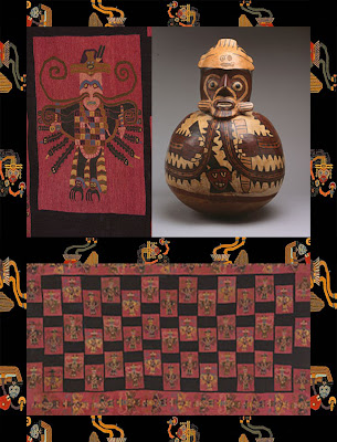 Imagen 02 labrujulazularte 2011/03/16 Montaje gráfico para Exposición de Textiles Paracas del Antiguo Perú
