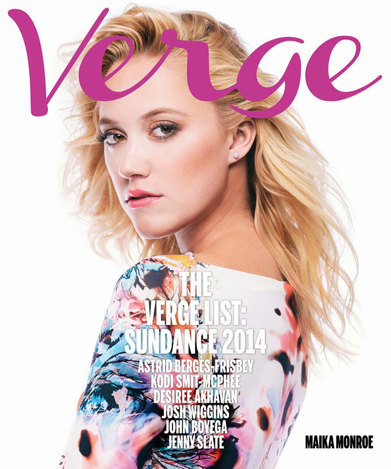 Magazine Photoshoot : Maika Monroe Photoshot For Verge Magazine Sundance Film Festival edition 2014 Issue 